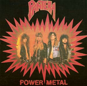 Inner Sleeve of Pantera's final independent release, Power Metal